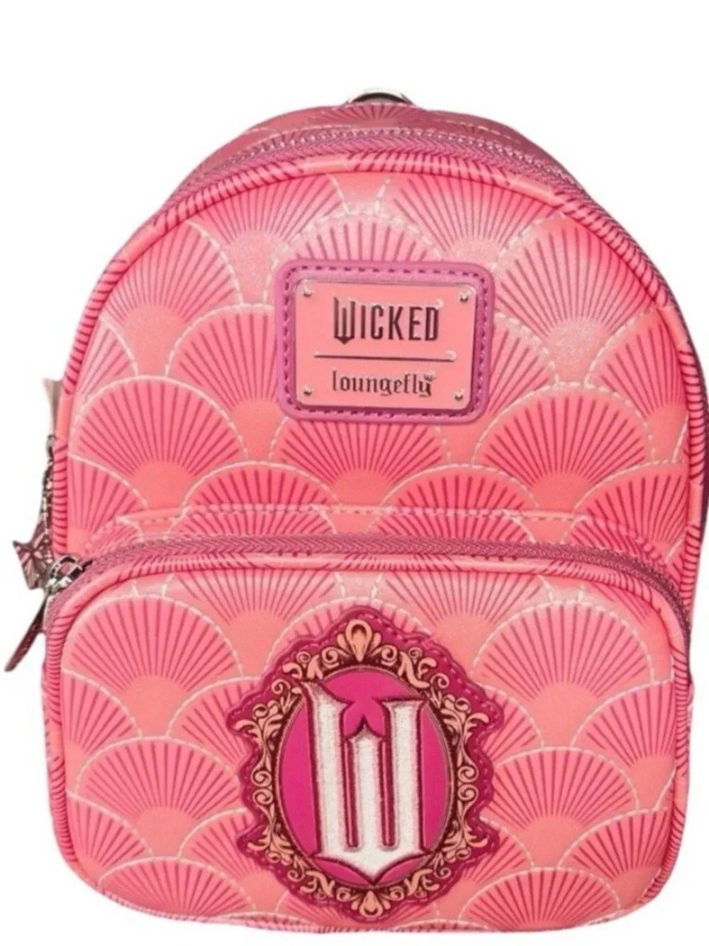 Loungefly Wicked Glinda Convertible Exclusive Pink Mini Backpack Coin Purse NWT